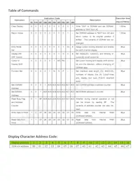 NHD-0116GZ-NSB-FBW Datasheet Page 6