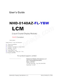 NHD-0140AZ-FL-YBW Datasheet Cover