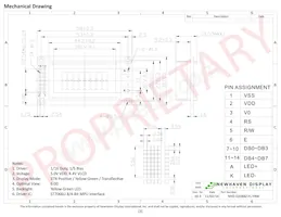 NHD-0208BZ-FL-YBW Datasheet Page 3