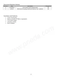 NHD-0208BZ-FSW-GBW-33V3 Datasheet Page 2