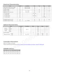 NHD-0208BZ-FSW-GBW-33V3 Datasheet Page 5