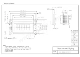 NHD-0208BZ-RN-YBW-3V數據表 頁面 3