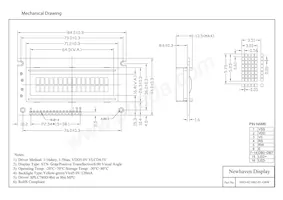 NHD-0216BZ-FL-GBW Datasheet Page 3