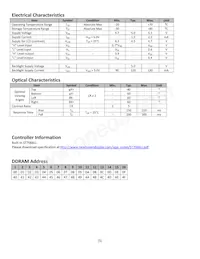 NHD-0216BZ-FL-YBW Datasheet Page 5