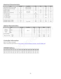 NHD-0216EZ-FL-YBW Datasheet Page 5