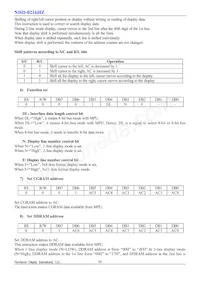 NHD-0216HZ-FL-GBW Datasheet Page 8