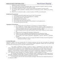 NHD-0216HZ-FSW-FBW-3V3C Datasheet Page 21