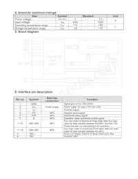 NHD-0216K1Z-FS(RGB)-FBW Datasheet Pagina 5