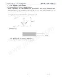 NHD-0216K1Z-FS(RGB)-FBW Datasheet Pagina 14