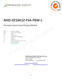 NHD-0216K1Z-FSA-FBW-L Copertura