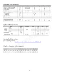 NHD-0216K1Z-FSB-FBW-L Datasheet Page 5