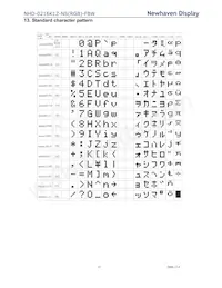 NHD-0216K1Z-NS(RGB)-FBW Datasheet Page 13