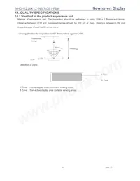 NHD-0216K1Z-NS(RGB)-FBW數據表 頁面 14