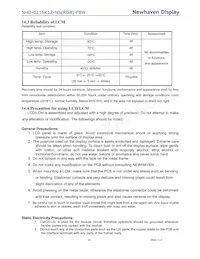 NHD-0216K1Z-NS(RGB)-FBW Datasheet Page 20