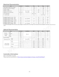 NHD-0216K3Z-FS(RGB)-FBW-V3 Datasheet Pagina 5