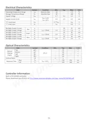 NHD-0216K3Z-NS(RGB)-FBW-V3 Datasheet Pagina 5