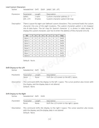 NHD-0216K3Z-NS(RGB)-FBW-V3數據表 頁面 12