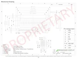 NHD-0216PZ-FL-YBW Datasheet Page 3