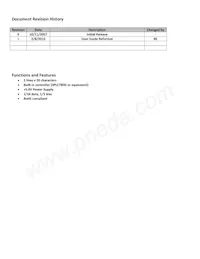 NHD-0220AZ-FL-GBW Datasheet Page 2