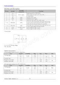 NHD-0220BZ-FL-YBW Datasheet Page 3