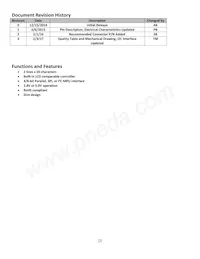 NHD-0220CW-AG3 Datasheet Pagina 2