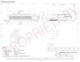 NHD-0220CW-AR3 Datasheet Pagina 3