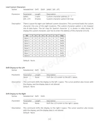 NHD-0220D3Z-FL-GBW-V3 Datasheet Page 12