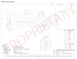 NHD-0220DZ-FL-GBW Datenblatt Seite 3