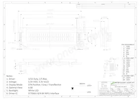 NHD-0220FZ-FSW-GBW-P-33V3 Datenblatt Seite 3