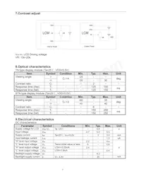 NHD-0220FZ-SYG-GBW數據表 頁面 6