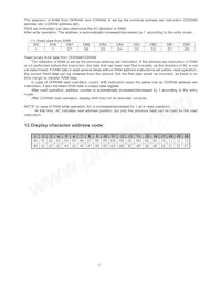NHD-0220FZ-SYG-GBW Datasheet Pagina 12