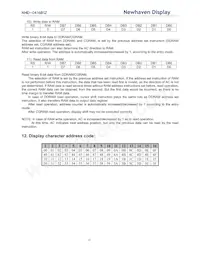 NHD-0416B1Z-FSPG-YBW-L-3V數據表 頁面 12