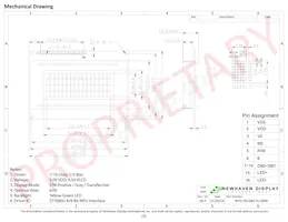 NHD-0416BZ-FL-GBW Datasheet Page 3