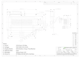 NHD-0420DZ-FL-GBW Datasheet Page 3
