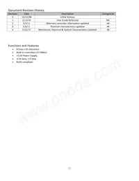 NHD-0420E2Z-FL-GBW Datasheet Page 2