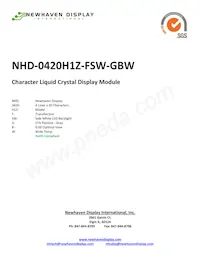 NHD-0420H1Z-FSW-GBW Datenblatt Cover