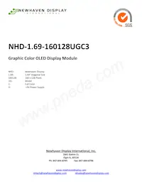 NHD-1.69-160128UGC3 Datenblatt Cover