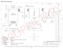 NHD-1.8-128160EF-CSXN# Datasheet Page 3