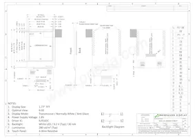 NHD-1.8-128160EF-CTXI#-FT 데이터 시트 페이지 3