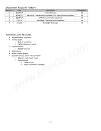 NHD-10.1-1024600AF-LSXV#-CTP 데이터 시트 페이지 2