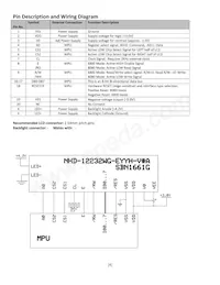 NHD-12232WG-EYYH-V#A Datasheet Pagina 4