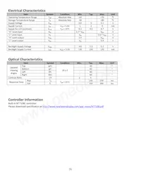 NHD-12864AZ-FL-YBW Datasheet Pagina 5