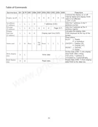 NHD-12864AZ-FL-YBW Datasheet Page 6