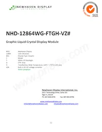 NHD-12864WG-FTGH-VZ#數據表 封面