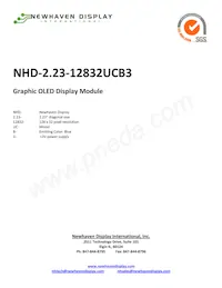 NHD-2.23-12832UCB3數據表 封面
