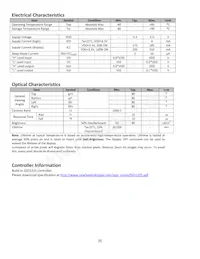 NHD-2.7-12864UCW3 Datasheet Page 6