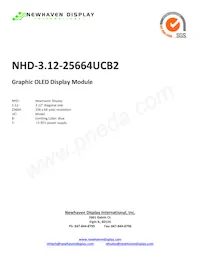 NHD-3.12-25664UCB2 Datasheet Copertura