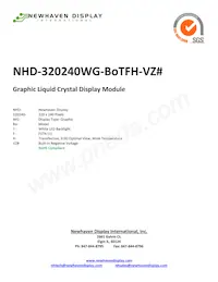 NHD-320240WG-BOTFH-VZ# Datasheet Cover