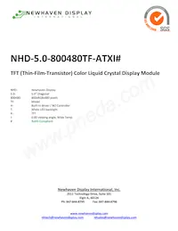 NHD-5.0-800480TF-ATXI#數據表 封面