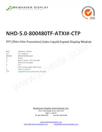 NHD-5.0-800480TF-ATXI#-CTP數據表 封面